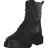 Tamaris 26286, Schnürstiefeletten, Damen, Black