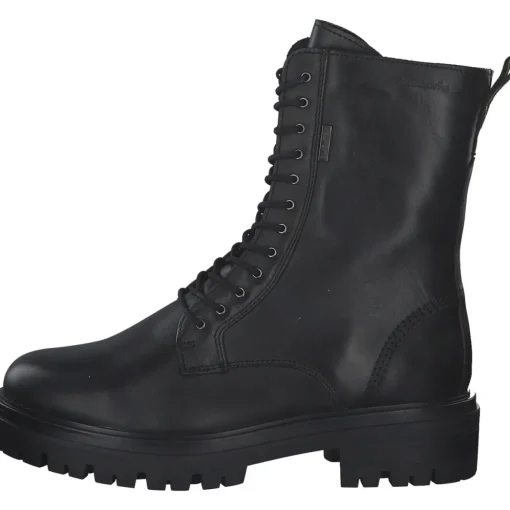 Tamaris 26286, Schnürstiefeletten, Damen, Black