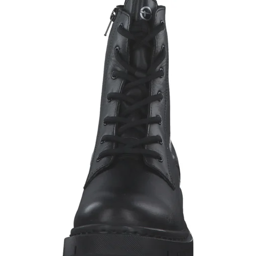 Tamaris 25269, Schnürstiefeletten, Damen, Schwarz