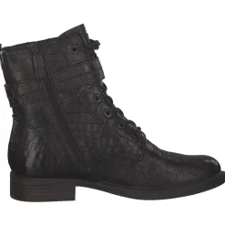 Tamaris 25217, Schnürstiefeletten, Damen, Schwarz