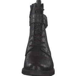 Tamaris 25217, Schnürstiefeletten, Damen, Schwarz