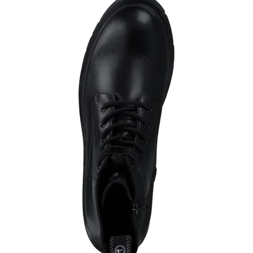 Tamaris 25269, Schnürstiefeletten, Damen, Schwarz