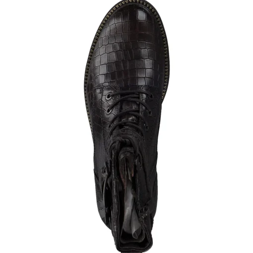 Tamaris 25217, Schnürstiefeletten, Damen, Schwarz