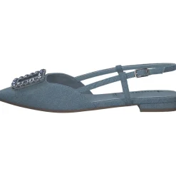 Tamaris 29403, Sling-Ballerinas, Damen, denim