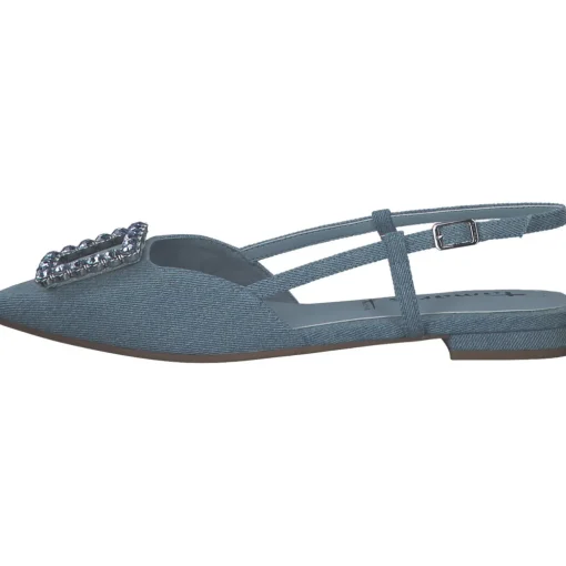Tamaris 29403, Sling-Ballerinas, Damen, denim