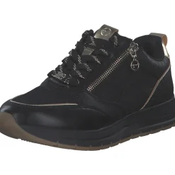 Tamaris 23732, Sneakers Low, Damen, BLACK/GOLD