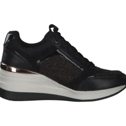 Tamaris 23703, Sneakers Low, Damen, BLACK/COPPER