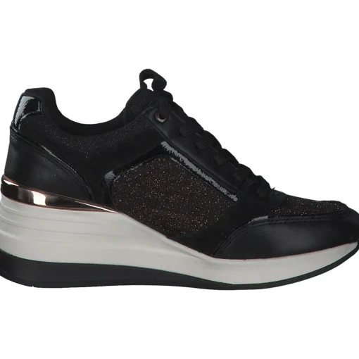 Tamaris 23703, Sneakers Low, Damen, BLACK/COPPER