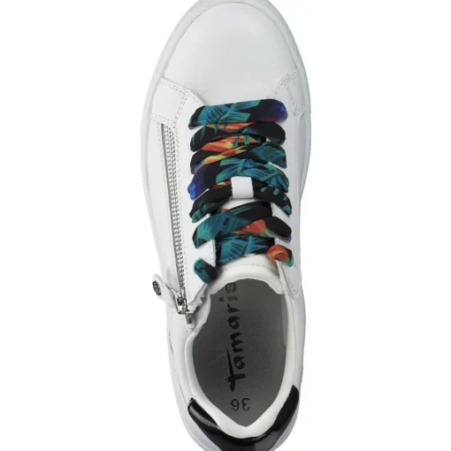 Tamaris 23312, Sneakers Low, Damen, white