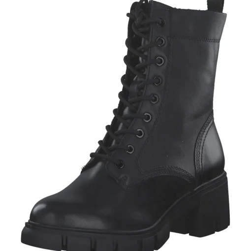 Tamaris 25272, Stiefeletten, Damen, Schwarz (Black Leather)