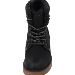 Tom Tailor 4290100023, Schnürstiefel, Damen, Black