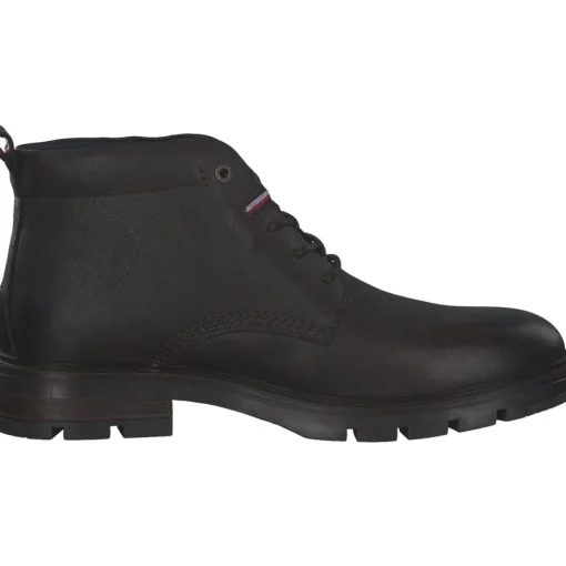 Tommy Hilfiger FM0FM03777, Schnürstiefeletten, Herren, Schwarz