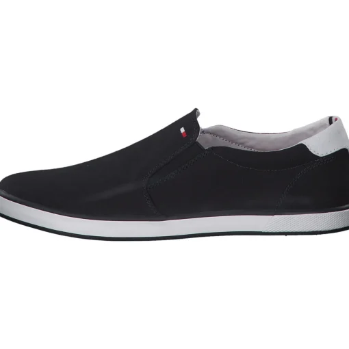 Tommy Hilfiger FM0FM00597, Slip-On-Sneaker, Herren, Blau (Midnight/Blau)