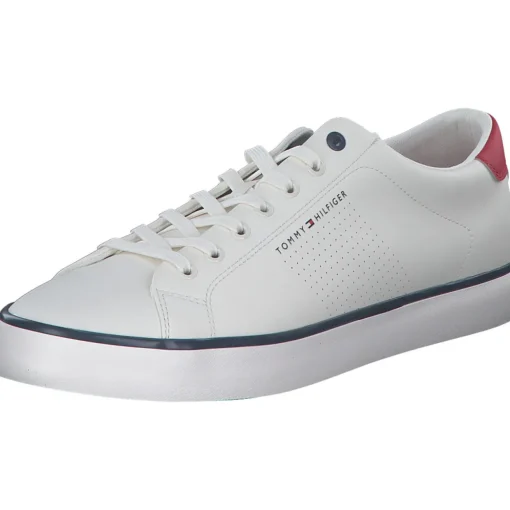 Tommy Hilfiger FM0FM05110YBH TH HI VULC LOW CORE, Klassische- & Business Schuhe, Herren, Weiß