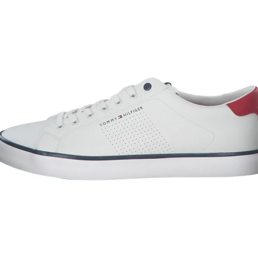 Tommy Hilfiger FM0FM05110YBH TH HI VULC LOW CORE, Klassische- & Business Schuhe, Herren, Weiß