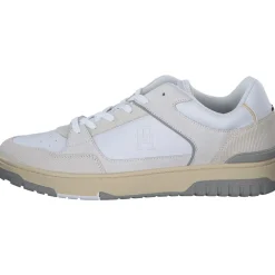 Tommy Hilfiger FM0FM05215YBS TH BASKET STREET LTH, Klassische- & Business Schuhe, Herren, Weiß (Whit