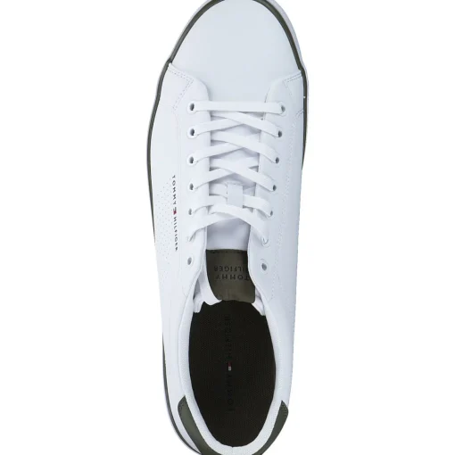 Tommy Hilfiger FM0FM05110YBS TH HI VULC LOW CORE, Klassische- & Business Schuhe, Herren, Weiß