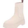 Tommy Hilfiger FW0FW07475, Gummistiefel, Damen, Weiß