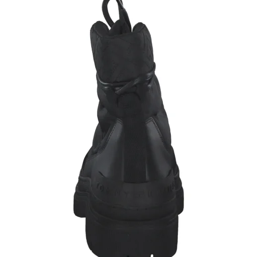 Tommy Hilfiger FW0FW07502, Schnürstiefel, Damen, Schwarz