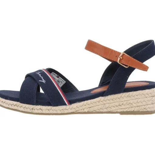 Tommy Hilfiger T3A7-32187, Keilsandaletten, Kinder, Blau