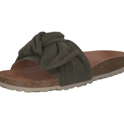 Verbenas Roxy Velour 330047, Plateau-Pantoletten, Damen, Schwarz