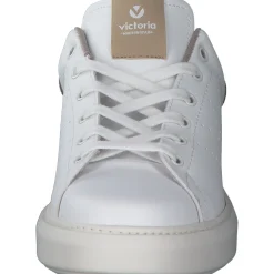 Viktoria 1263101, Sneakers Low, Damen, Beige/Weiß
