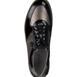 Waldläufer 754004-203/370 Yuna H, Schnürschuhe, Damen, schwarz bronze