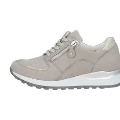 Waldläufer Hiroko Soft H64007, Sneakers Low, Damen, STEIN SILBER STEIN