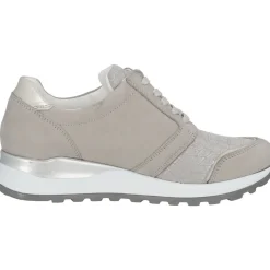 Waldläufer Hiroko Soft H64007, Sneakers Low, Damen, STEIN SILBER STEIN