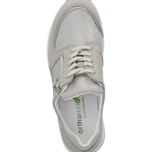 Waldläufer Hiroko Soft H64007, Sneakers Low, Damen, STEIN SILBER STEIN