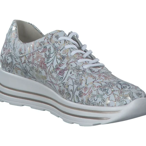 Waldläufer H-Lana 758008, Schnürschuhe, Damen, WEISS STEIN