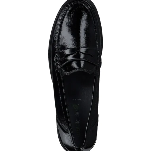Waldläufer Serena 723502, Ballerinas & Slipper, Damen, Schwarz Lack